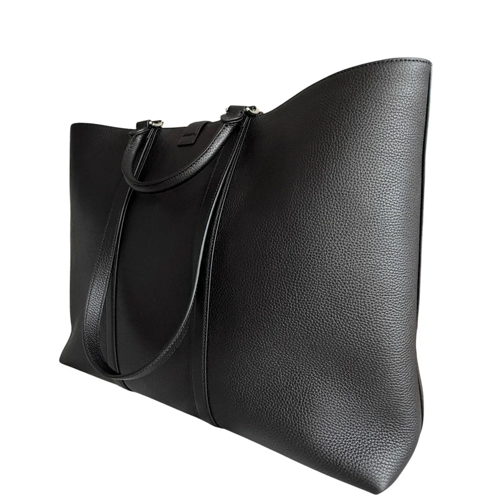 Gucci 816753 Black Leather Maxi Tote Bag web detail NWT
